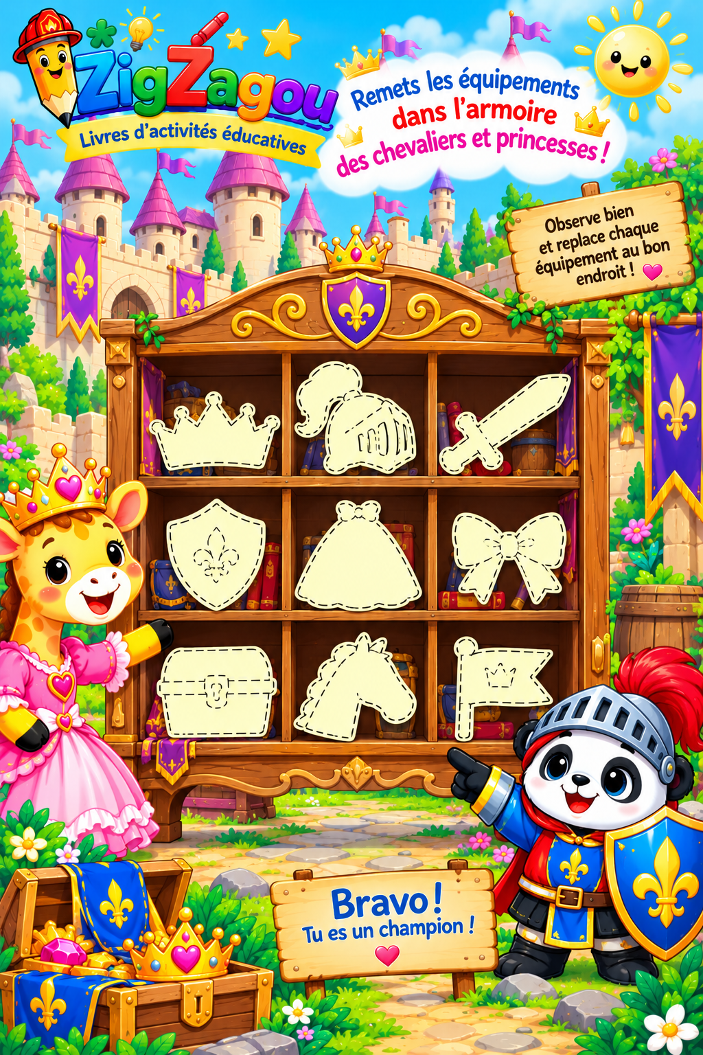 L'armoire des chevaliers et princesses