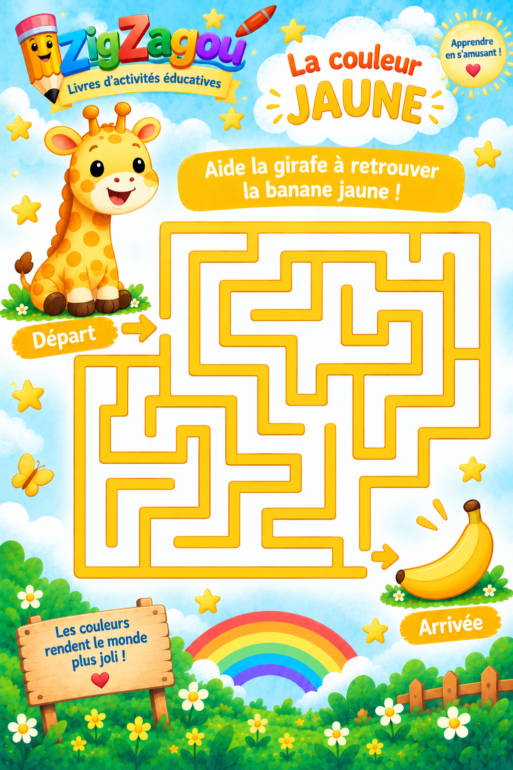 Labyrinthe jaune