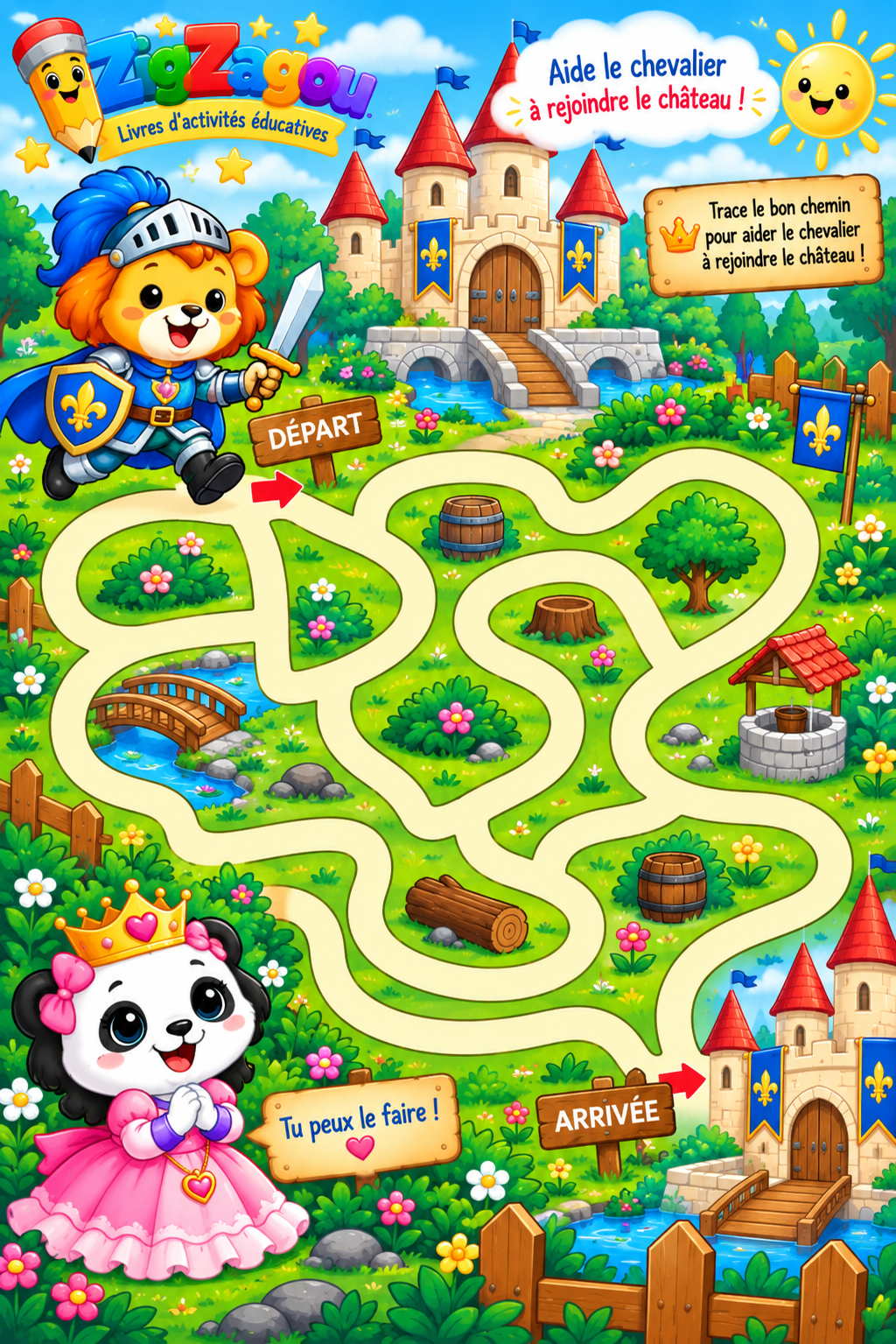 Le grand labyrinthe – Chevalier & Princesse
