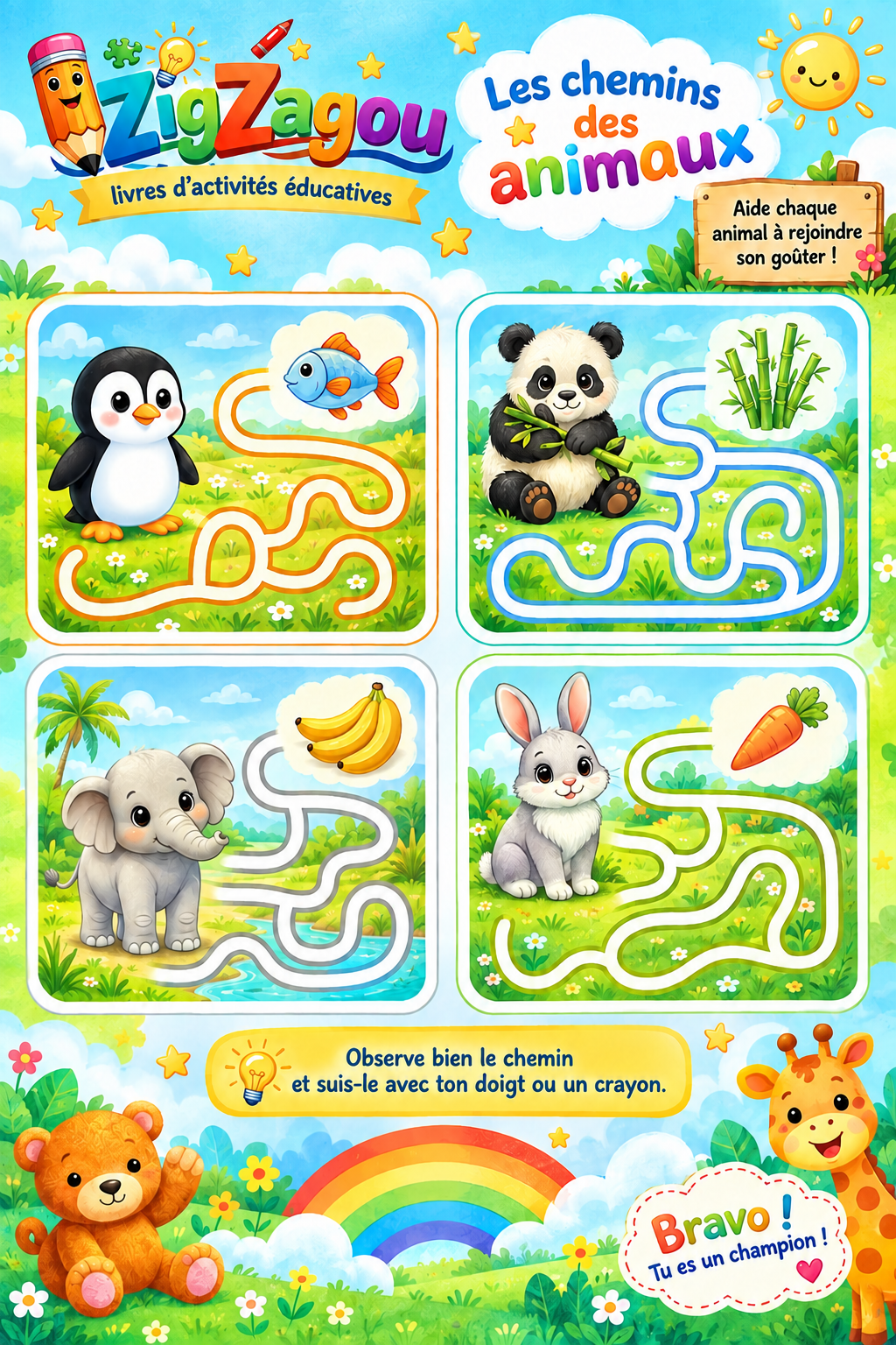 Labyrinthe des animaux